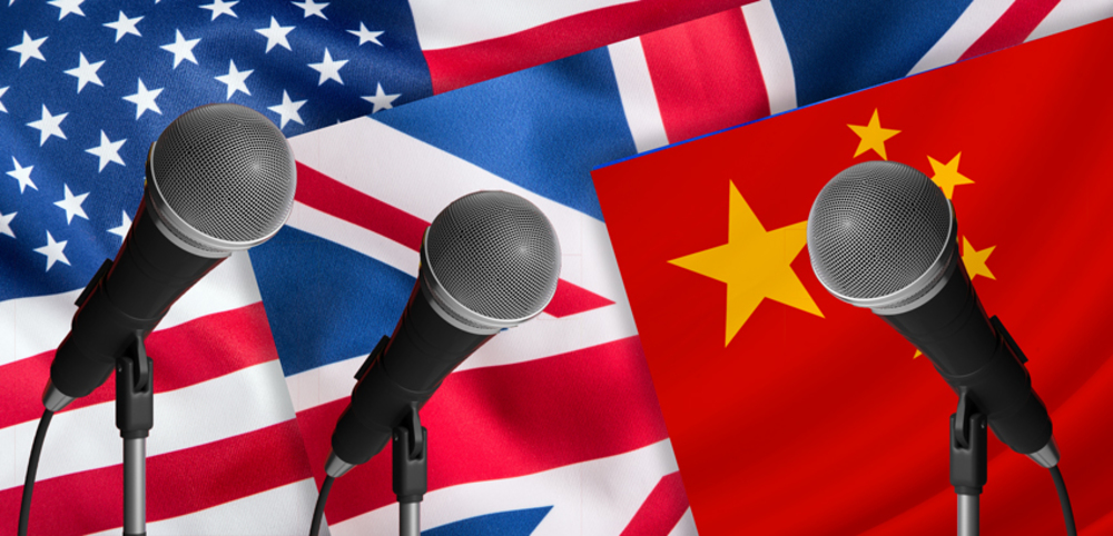 米英と中国の間で加熱するメディア戦争