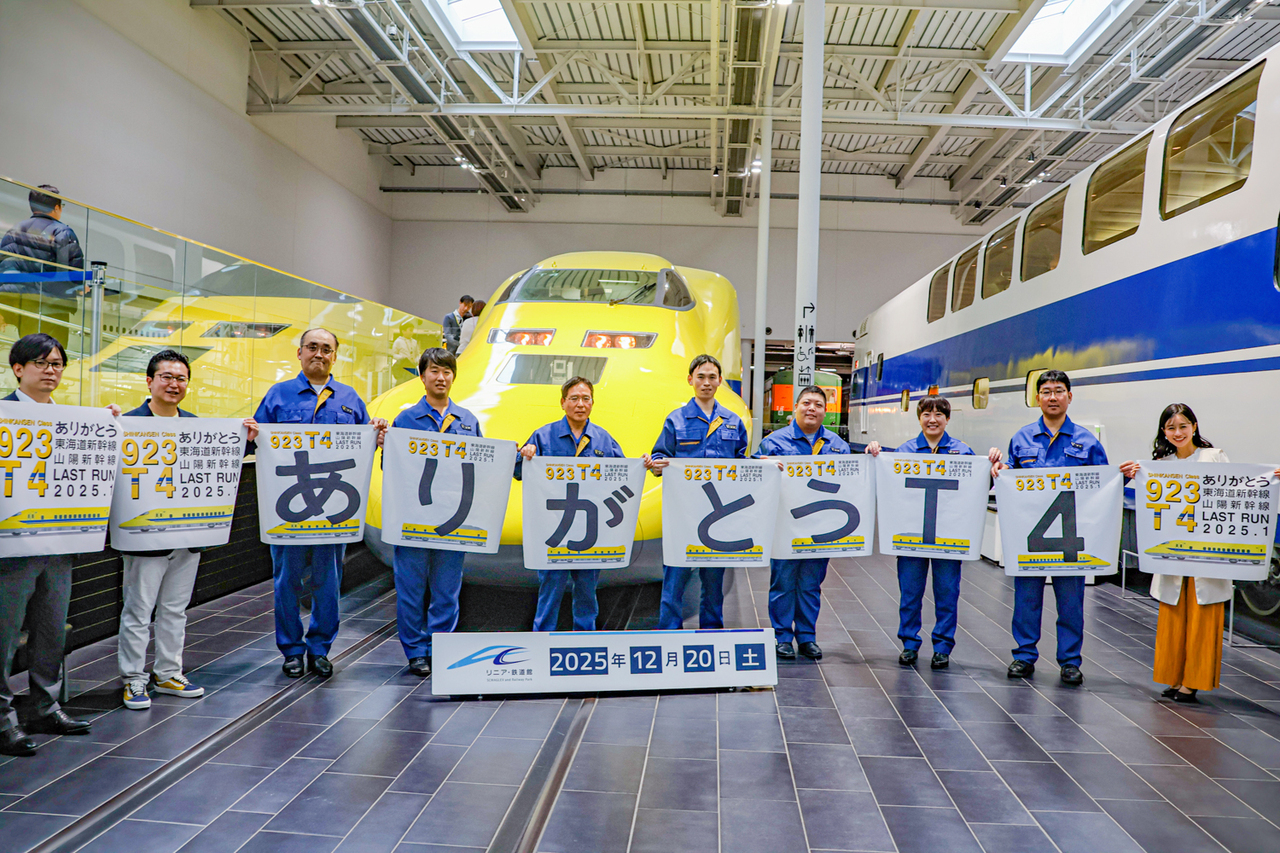 ドクターイエローT4“中の人たち”が振り返るラストラン（名古屋市