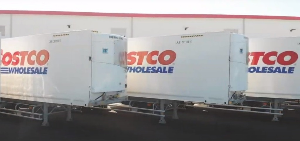 COSTCO トレーラー模型 ホワイト COSTCO トレーラー模型 ホワイト COSTCO トレーラー模型 ホワイト