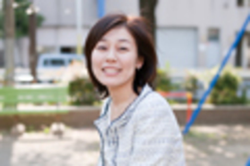 節電の夏にクールな浴後 竹内陽子さん（白元マーケティング1課） Wedge