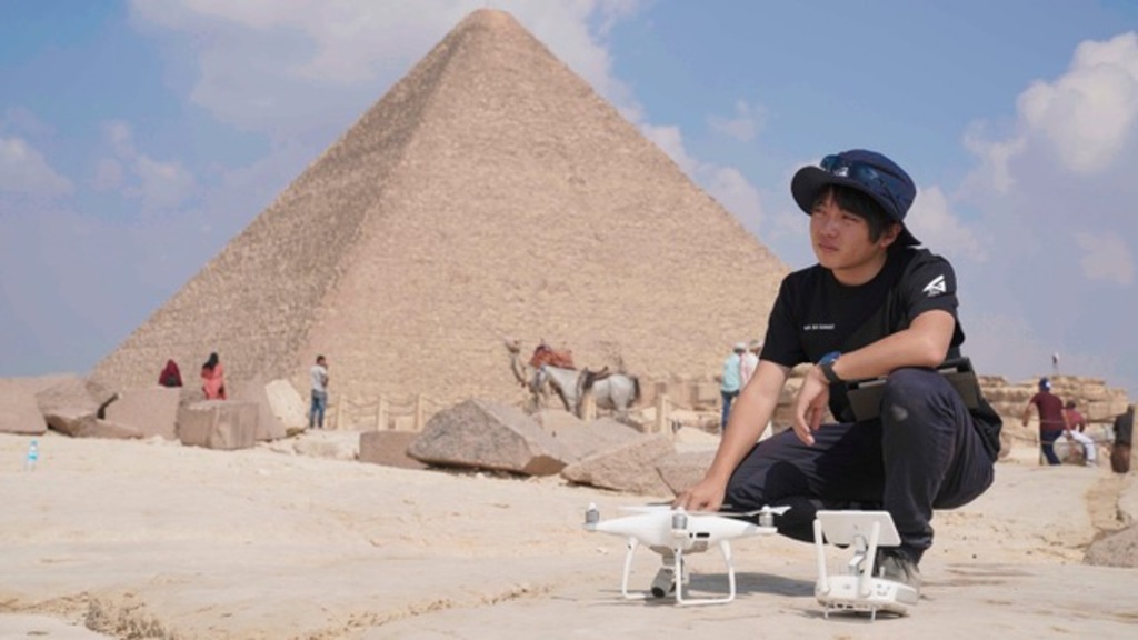 ドローンを活用した「世界初 Egypt Giza Pyramid 360VR」はまるでアート