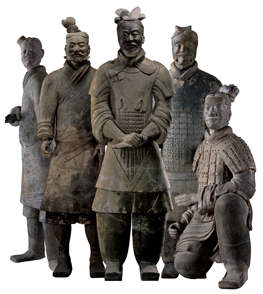 漢時代 兵馬俑・兵士頭像 等身大、出土品 超貴重、高さ 3６センチ-